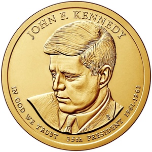 2015 1-dollar - P - John F Kennedy - Reverse Proof reverse